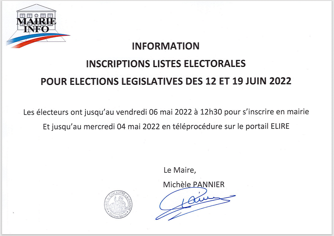 Eections legislatives