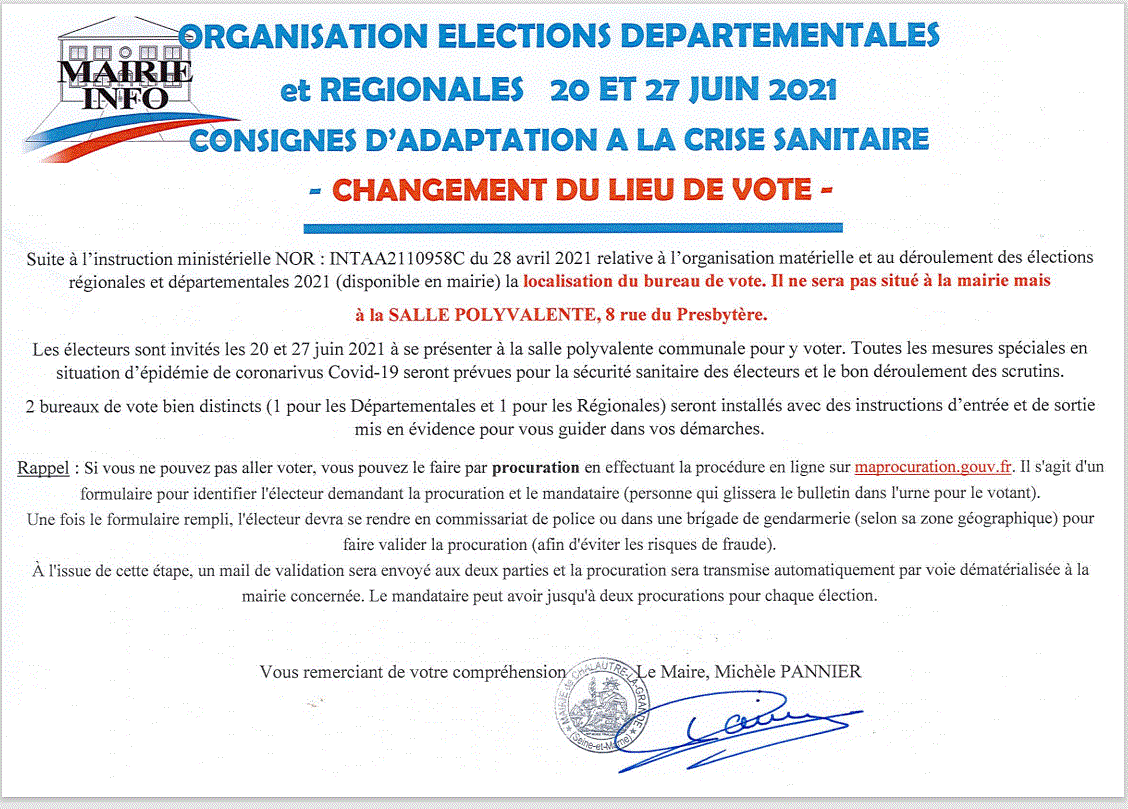 Elections chalautre